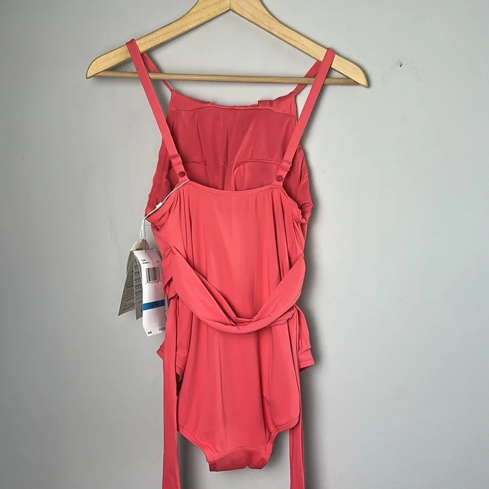 NEW Contours by Coco Reef Hidden Shapewear One Piece Swimsuit Size 12/36C Bloom - Picture 8 of 16